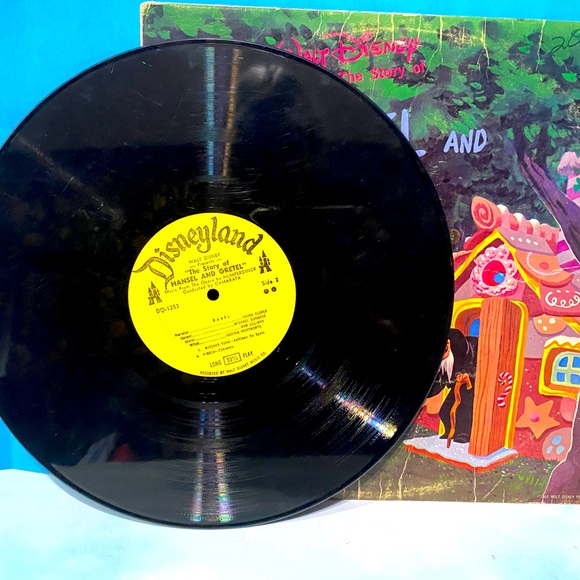 WALT DISNEY DISNEYLAND VTG 1964 THE STORY OF HANSEL AND GRETEL VINYL RECORD LP - Picture 2 of 13